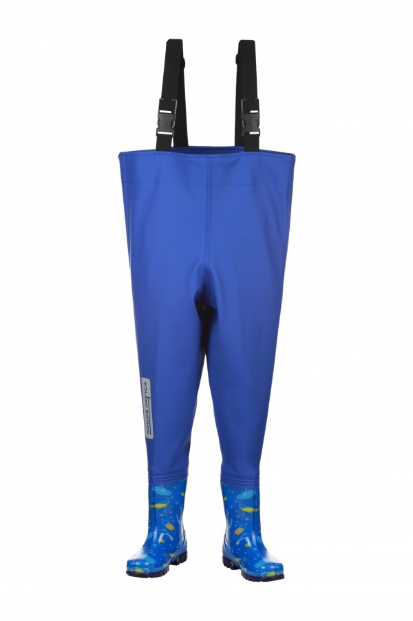 Kids Chest Waders Stars / Space navy blue -  shop on-line